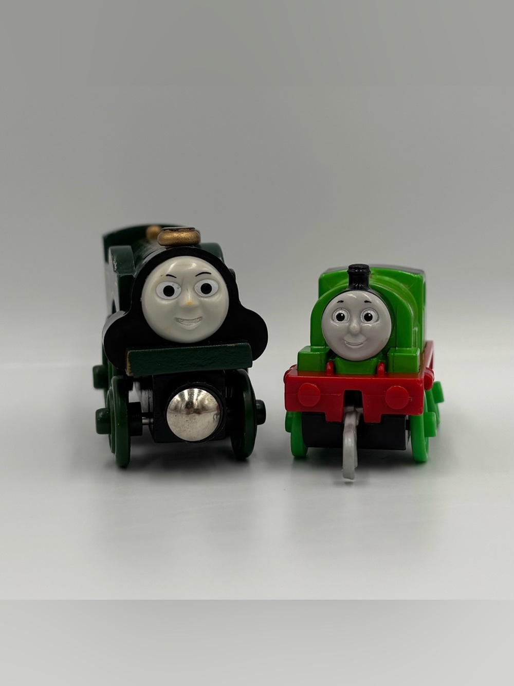 RARE Y2K Thomas & Friends Emily & Percy Diecast Train Vehicle Cars Kids Toy Lot